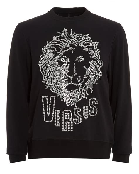 versus versace lion reverse sweatshirt|Versace bracelet men's.